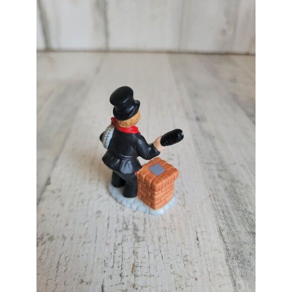 Lefton 1990 chimney sweeper man Village accessory Xmas - Picture 3 of 5